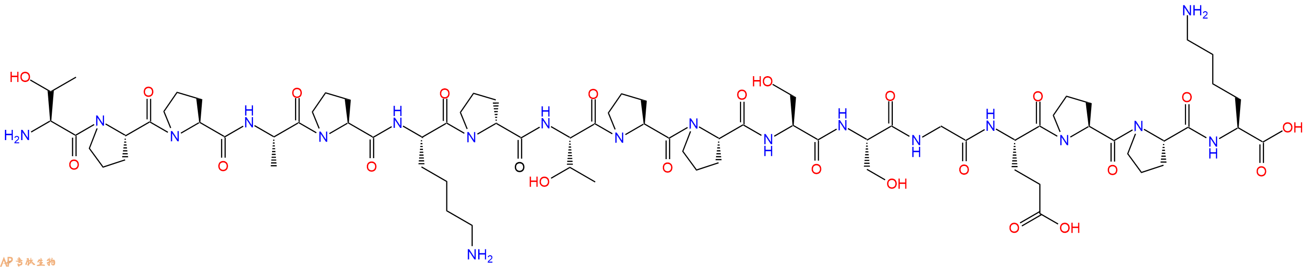 专肽生物产品十七肽TPPAPK-DPro-TPPSSGEPPK