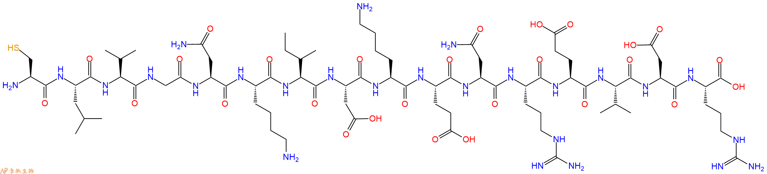 专肽生物产品十六肽CLVGNKIDKENREVDR