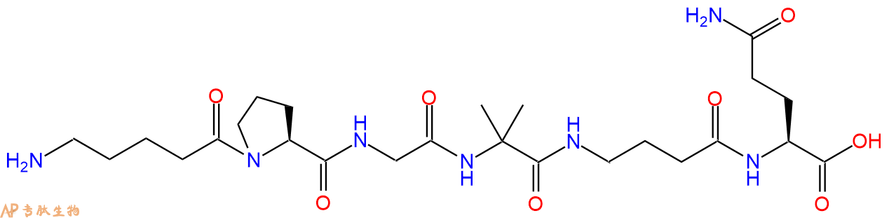 专肽生物产品六肽Ava-Pro-Gly-Aib-Gaba-Gln