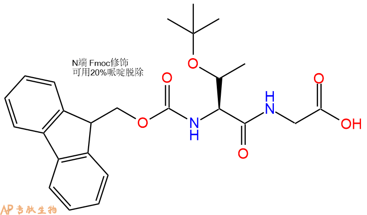专肽生物产品二肽Fmoc-Thr(tBu)-Gly