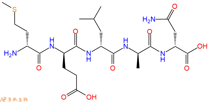 专肽生物产品五肽DMet-DGlu-DLeu-DAla-DAsn