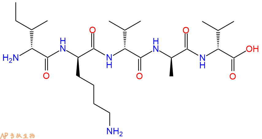 专肽生物产品五肽DIle-DLys-DVal-DAla-DVal