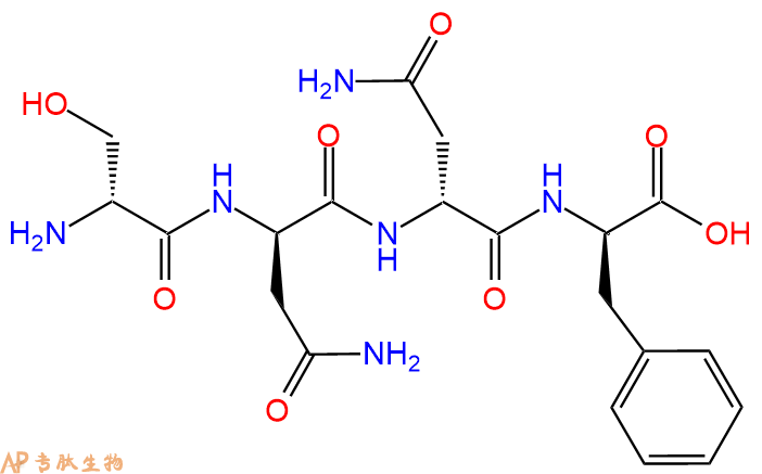 专肽生物产品四肽DSer-DAsn-DAsn-DPhe