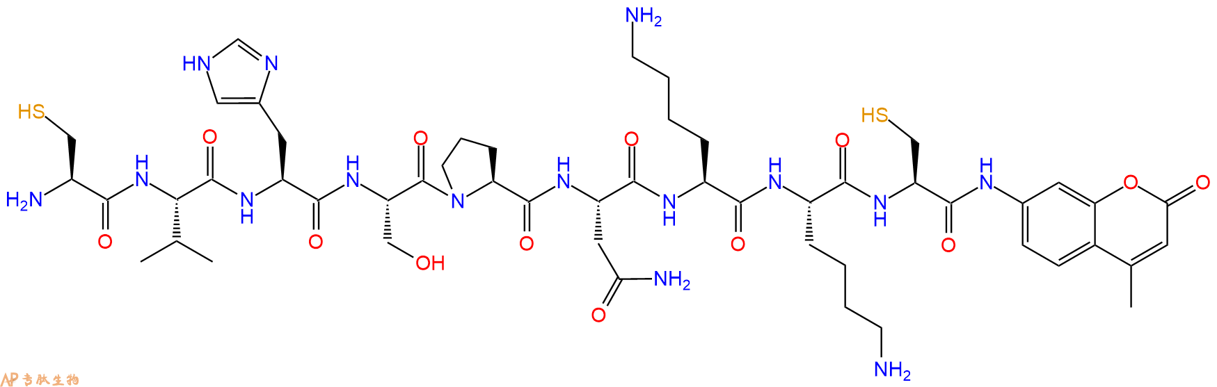 专肽生物产品九肽CVHSPNKKC-AMC