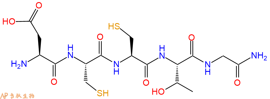 专肽生物产品五肽Asp-Cys-Cys-Thr-Gly-NH2