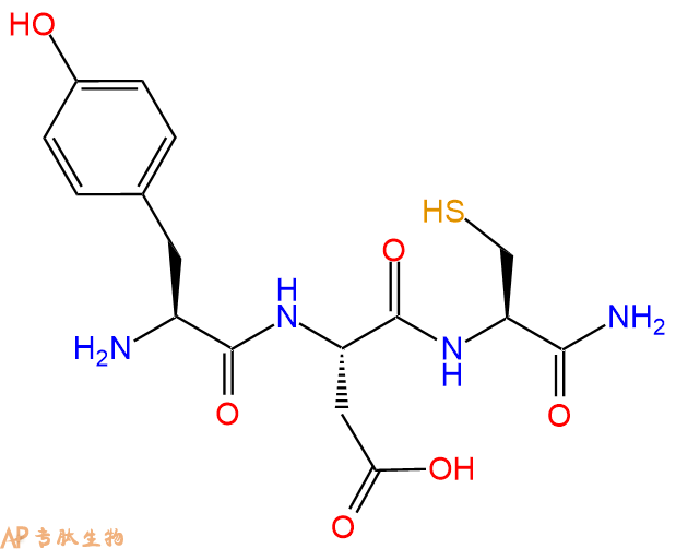 专肽生物产品三肽Tyr-Asp-Cys-NH2