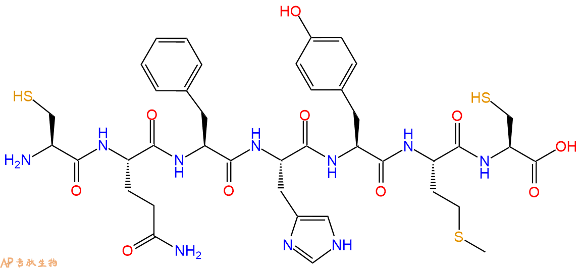 专肽生物产品七肽CQFHYMC