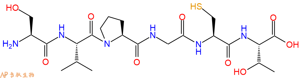 专肽生物产品六肽Ser-Val-Pro-Gly-Cys-Thr