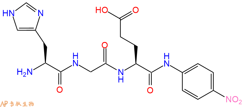 专肽生物产品三肽His-Gly-Glu-对硝基苯胺