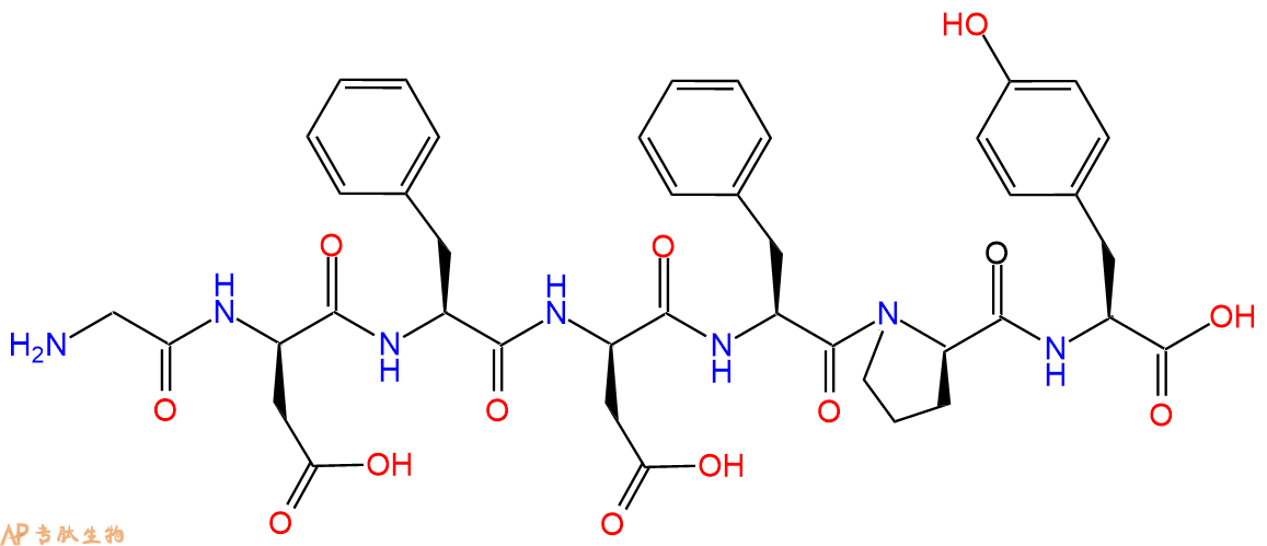 专肽生物产品七肽GdFdFpY