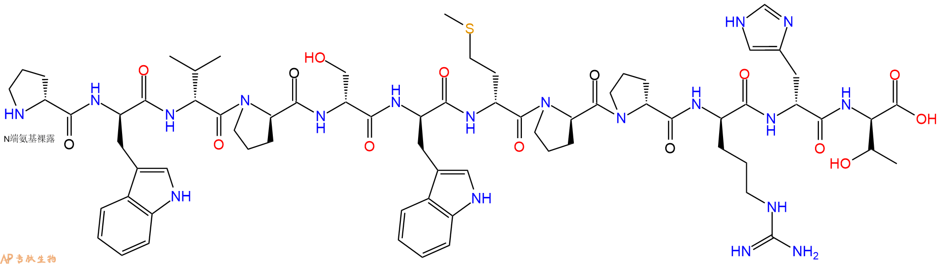 专肽生物产品全D型肽pwvpswmpprht，THRre