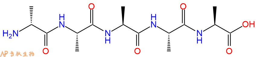 专肽生物产品H2N-DAla-Ala-Ala-Ala-Ala-COOH