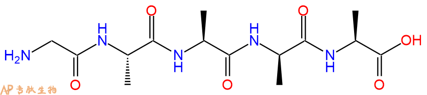 专肽生物产品H2N-Gly-Ala-Ala-DAla-Ala-COOH