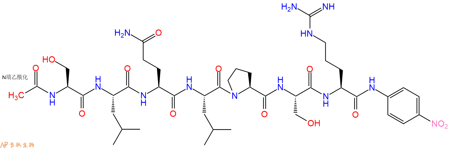 专肽生物产品Ac-Ser-Leu-Gln-Leu-Pro-Ser-Arg-pNA