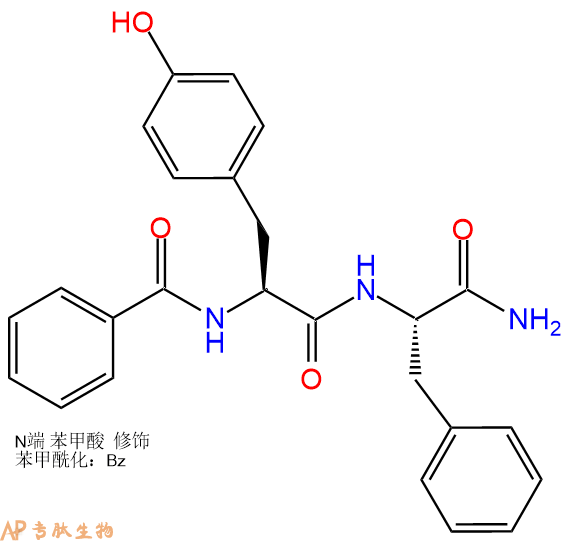 专肽生物产品Bz-Tyr-Phe-NH2