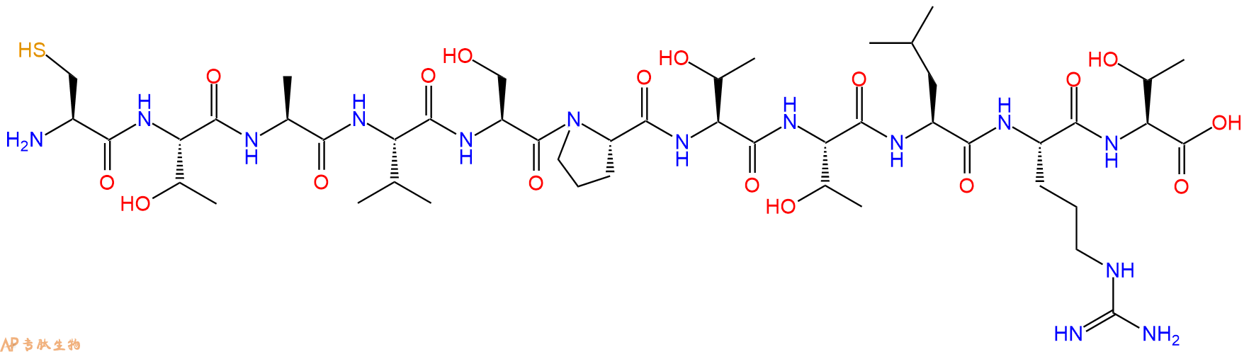 专肽生物产品CYS-Thr-Ala-Val-Ser-Pro-Thr-Thr-Leu-Arg-Thr