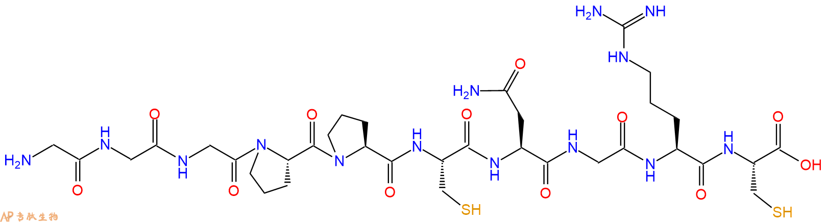 专肽生物产品GLY-Gly-Gly-Pro-Pro-Cys-Asn-Gly-Arg-Cys