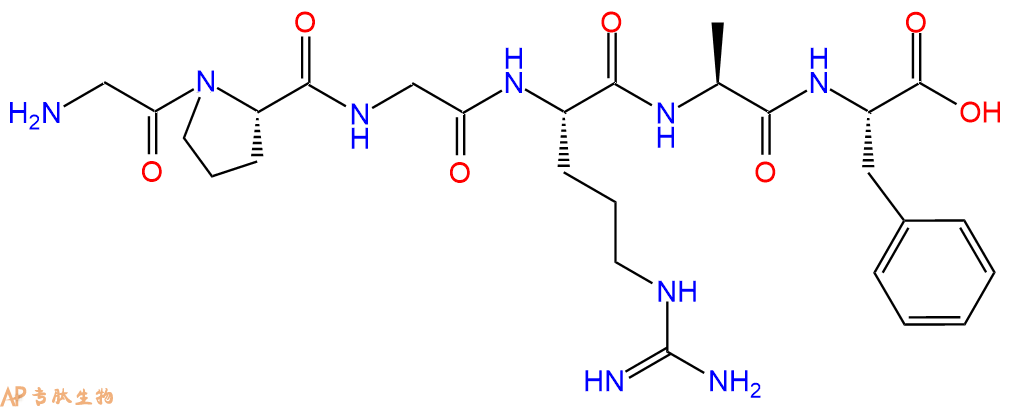 专肽生物产品GLY-Pro-Gly-Arg-Ala-Phe