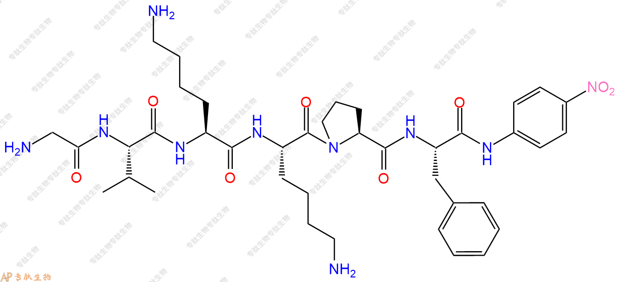 专肽生物产品Gly-Val-Lys-Lys-Pro-Phe-pNA