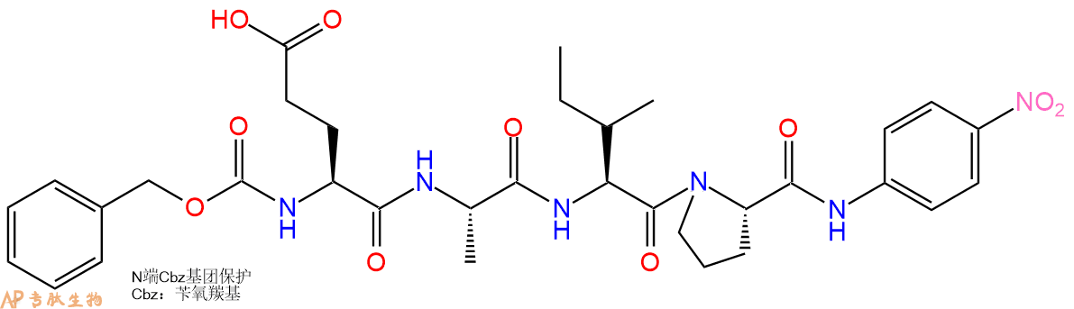 专肽生物产品Z-Glu-Ala-Ile-Pro-pNA