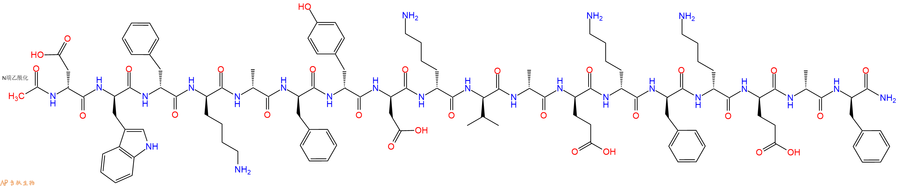 专肽生物产品全D型多肽D-4F