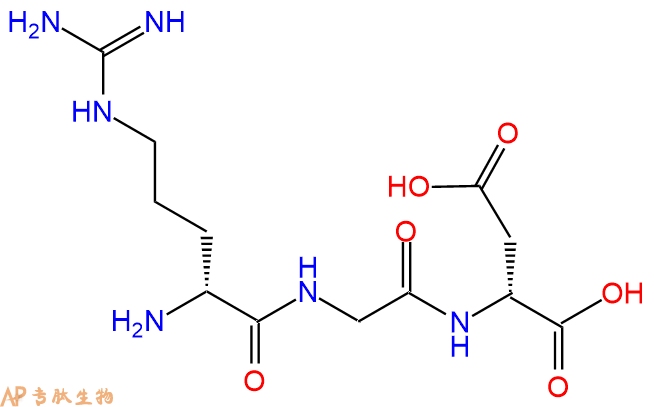 专肽生物产品H2N-DArg-Gly-DAsp-COOH