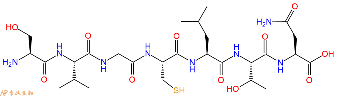 专肽生物产品H2N-Ser-Val-Gly-Cys-Leu-Thr-Asn-COOH