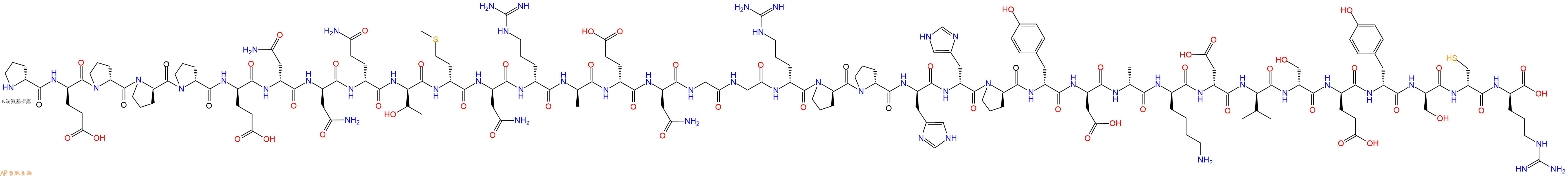 专肽生物产品H2N-DPro-DGlu-DPro-DPro-DPro-DGlu-DAsn-DAsn-DGln-D