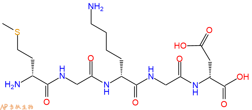 专肽生物产品H2N-DMet-Gly-DLys-Gly-DAsp-COOH