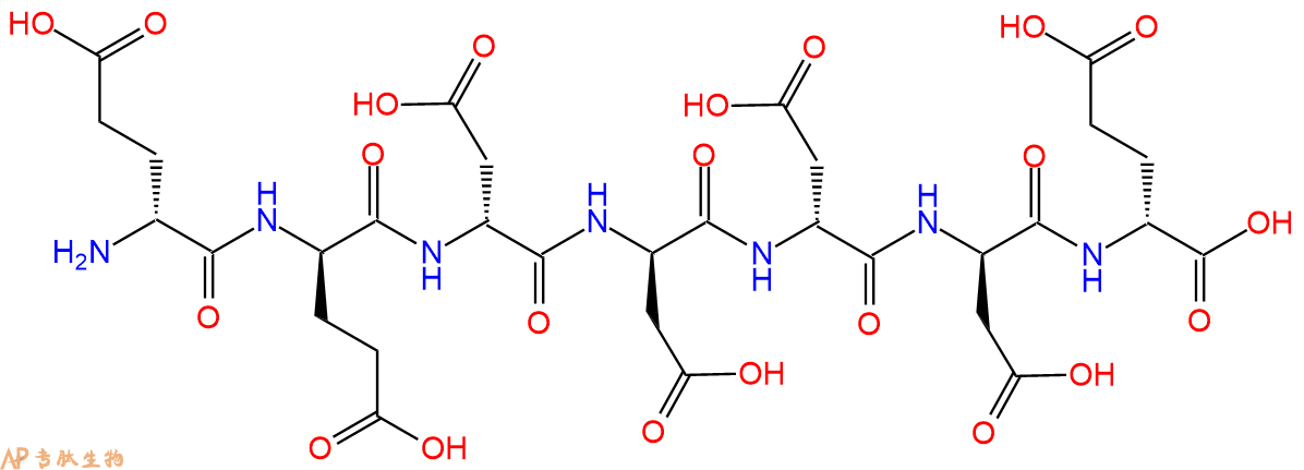 专肽生物产品H2N-DGlu-DGlu-DAsp-DAsp-DAsp-DAsp-DGlu-COOH