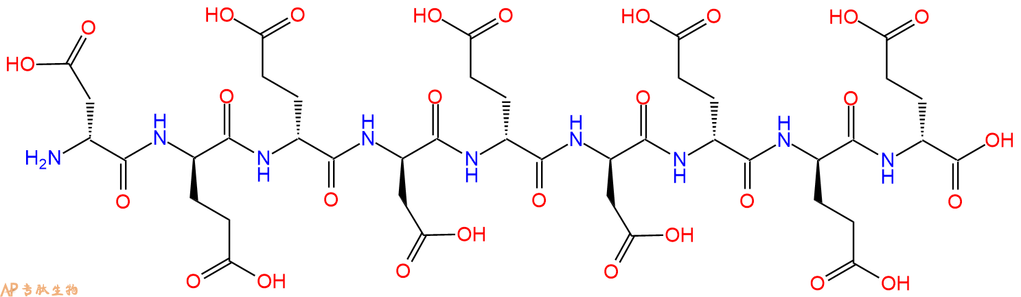 专肽生物产品H2N-DAsp-DGlu-DGlu-DAsp-DGlu-DAsp-DGlu-DGlu-DGlu-C