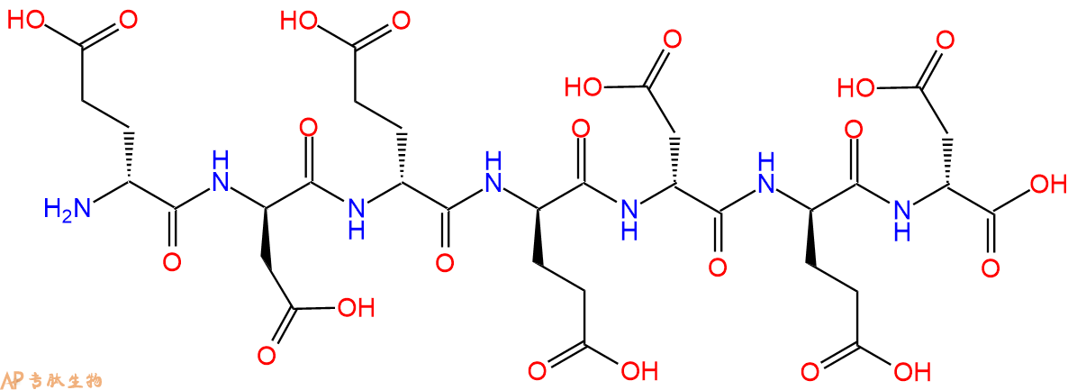 专肽生物产品H2N-DGlu-DAsp-DGlu-DGlu-DAsp-DGlu-DAsp-COOH