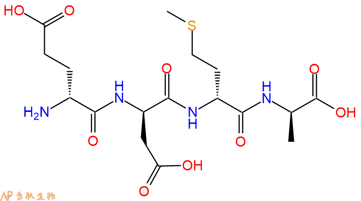 专肽生物产品H2N-DGlu-DAsp-DMet-DAla-COOH