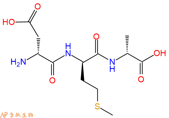 专肽生物产品H2N-DAsp-DMet-DAla-COOH