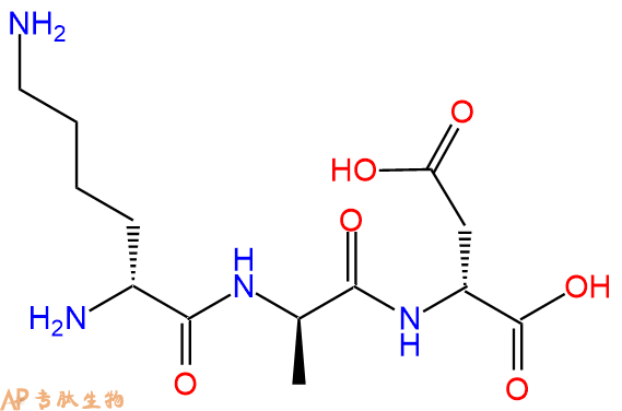 专肽生物产品H2N-DLys-DAla-DAsp-COOH