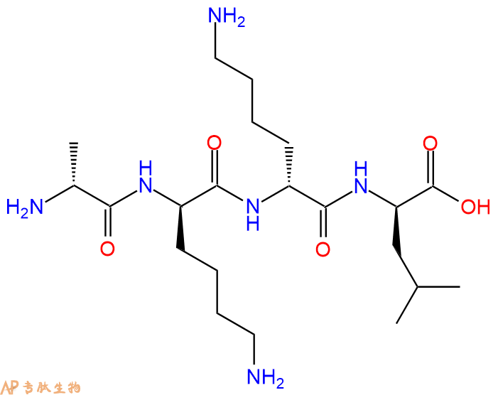 专肽生物产品H2N-DAla-DLys-DLys-DLeu-COOH