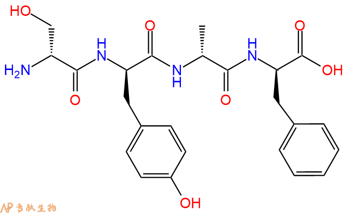 专肽生物产品H2N-DSer-DTyr-DAla-DPhe-COOH
