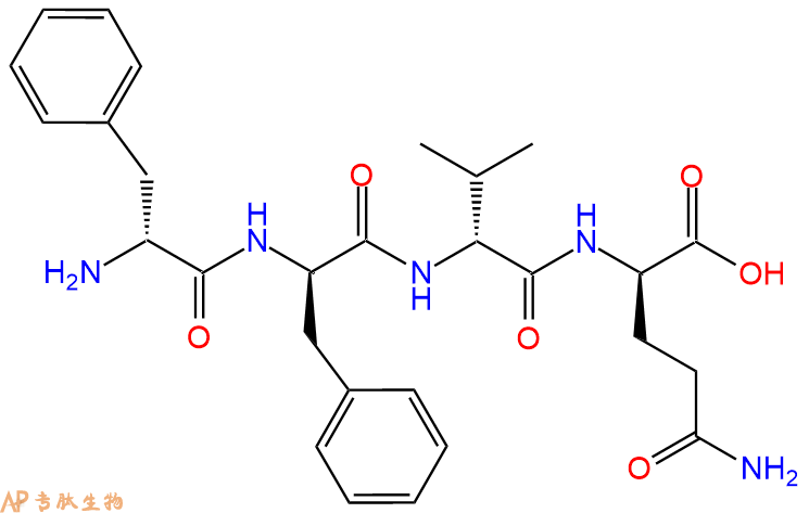 专肽生物产品H2N-DPhe-DPhe-DVal-DGln-COOH