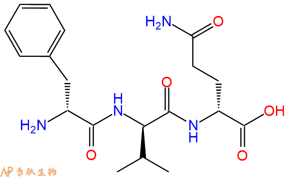 专肽生物产品H2N-DPhe-DVal-DGln-COOH