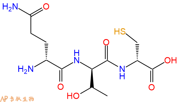 专肽生物产品H2N-DGln-DThr-DCys-COOH