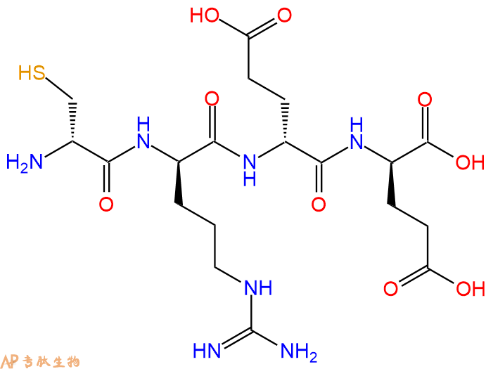 专肽生物产品H2N-DCys-DArg-DGlu-DGlu-COOH