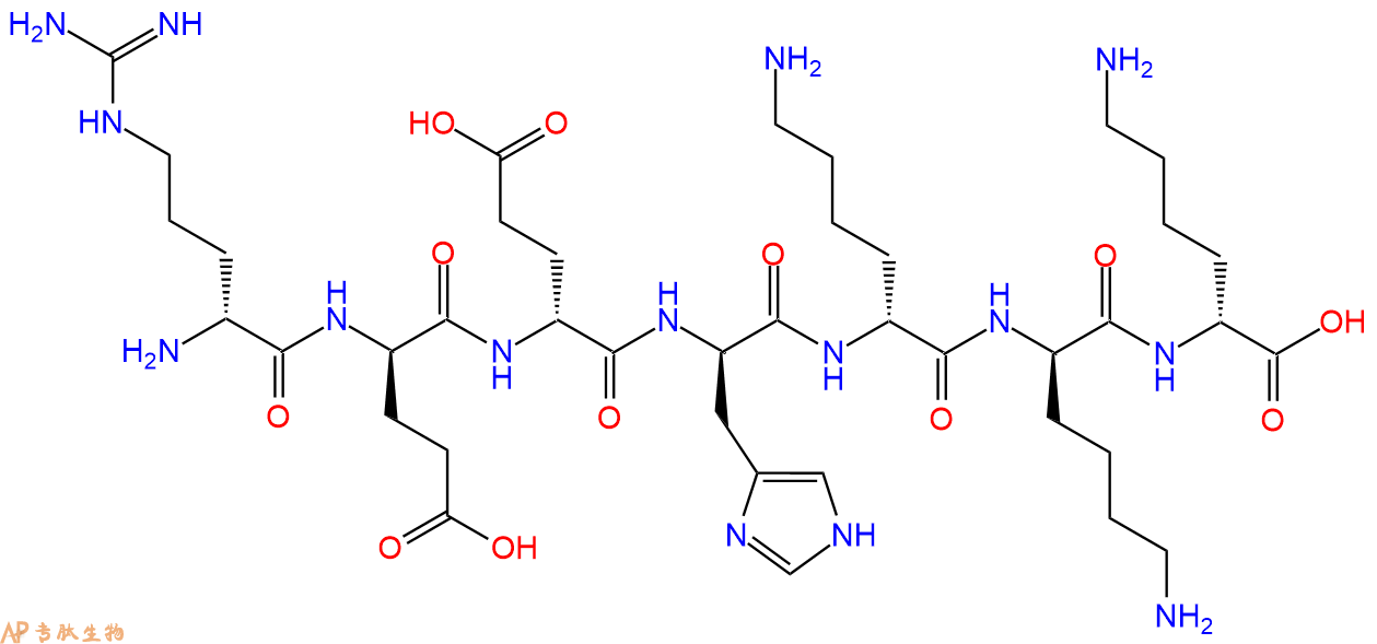专肽生物产品H2N-DArg-DGlu-DGlu-DHis-DLys-DLys-DLys-COOH