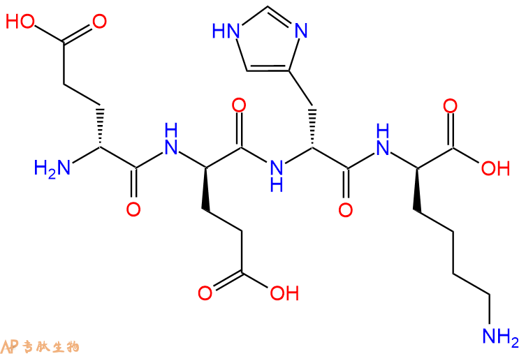 专肽生物产品H2N-DGlu-DGlu-DHis-DLys-COOH