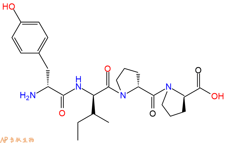 专肽生物产品H2N-DTyr-DIle-DPro-DPro-COOH