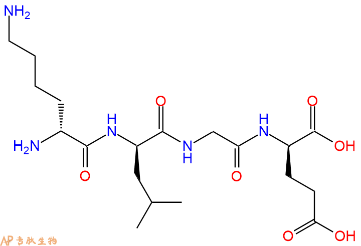 专肽生物产品H2N-DLys-DLeu-Gly-DGlu-COOH