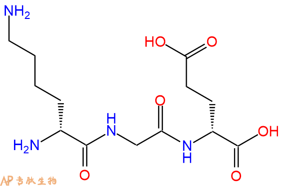 专肽生物产品H2N-DLys-Gly-DGlu-COOH