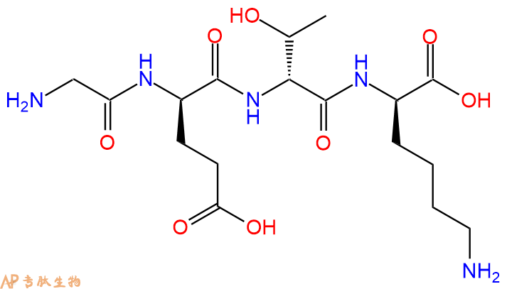 专肽生物产品H2N-Gly-DGlu-DThr-DLys-COOH
