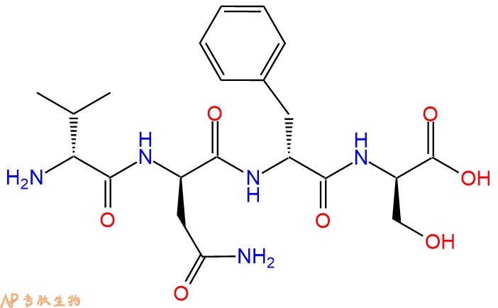 专肽生物产品H2N-DVal-DAsn-DPhe-DSer-COOH