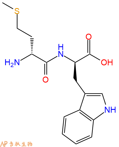 专肽生物产品H2N-DMet-DTrp-COOH