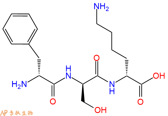 专肽生物产品H2N-DPhe-DSer-DLys-COOH